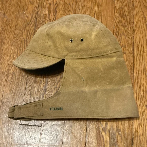 Vtg FILSON TIN CLOTH WILDFOWL DUCK CAP - Picture 2 of 7